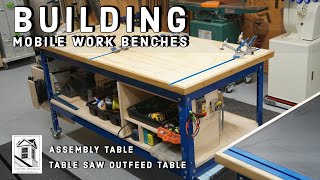 Building Mobile Work Benches  |  Small Shop Solution