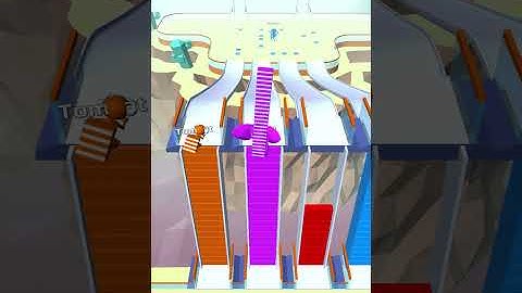 Bridge Race All Levels Gameplay Android,ios Levels 673 #Shorts