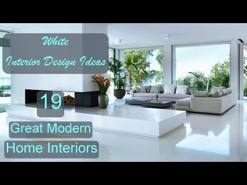 वीडियो: सफेद, स्वच्छ और सुरुचिपूर्ण आंतरिक डिजाइन चित्र