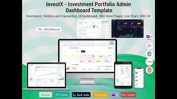 Bootstrap 5 Admin Dashboard with Investment, Portfolio Dashboard Admin Template – InvestX