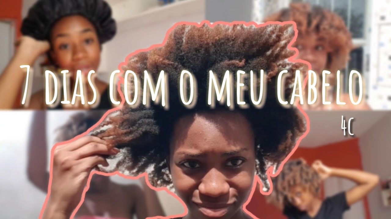 UMA SEMANA COM MEU 4C *cuidados diários* - Cabelo crespo