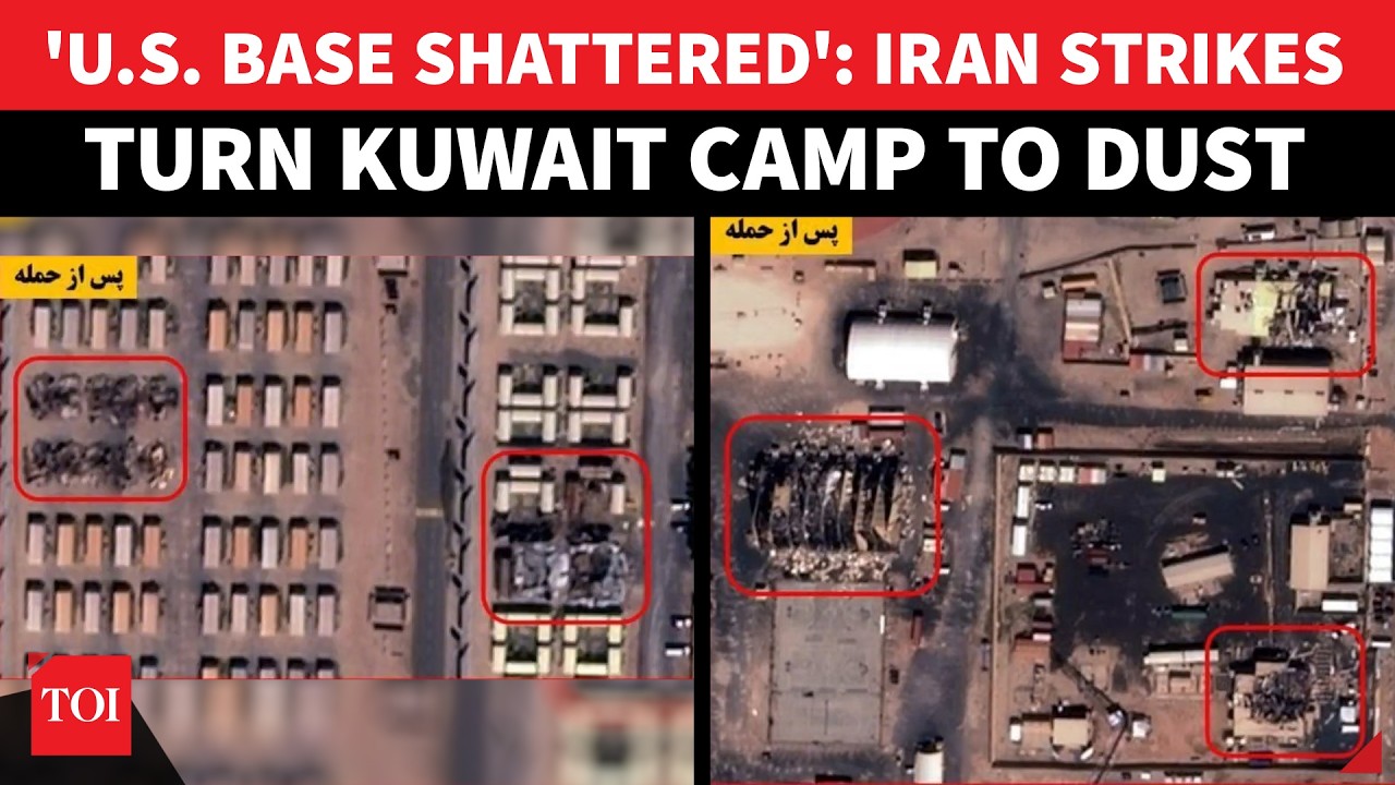 'PROOF OUT': Iran’s Relentless Strikes Wreck US Camp Buehring; Troop Hubs, Hangars Left In Ruins