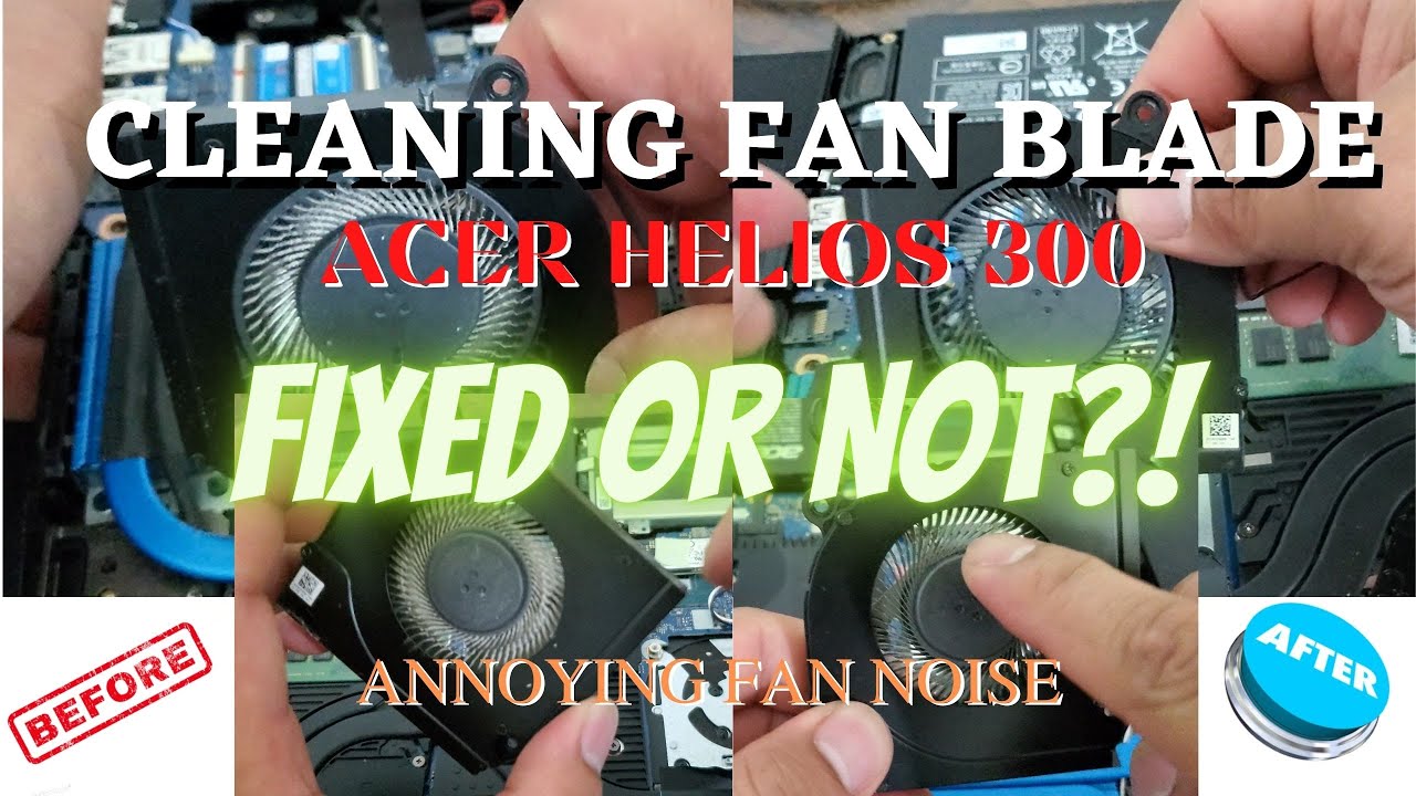 ANNOYING FAN FIXED | ACER PREDATOR HELIOS 300 - YouTube
