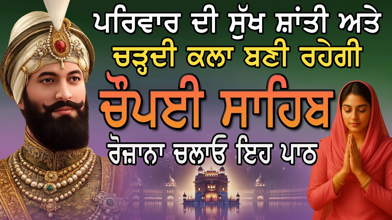 Chaupai Sahib | Chopai Sahib Nitnem| ਘਰ ਵਿੱਚ ਆਵੇਗੀ ਬਰਕਤ| ਚੌਪਈ ਸਾਹਿਬ | ਚੌਪਈ ਨਿਤਨੇਮ |Chaupai | Vol- 18