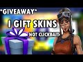 Gifting My Subscribers Skins On Fortnite!!