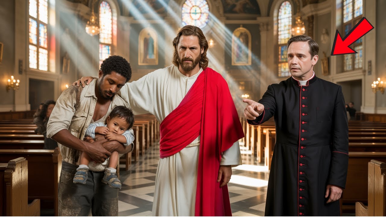 JESÚS HIZO PAGAR AL SACERDOTE QUE CERRÓ LAS PUERTAS A UN POBRE… Y EL ALTAR TEMBLÓ