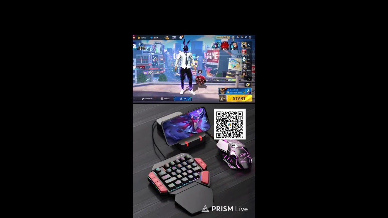 🔴[Live] Free Fire ID Reaction 🤩 - Guild Test 🔥 Custom Reaction 😱 Free Fire Live !! 