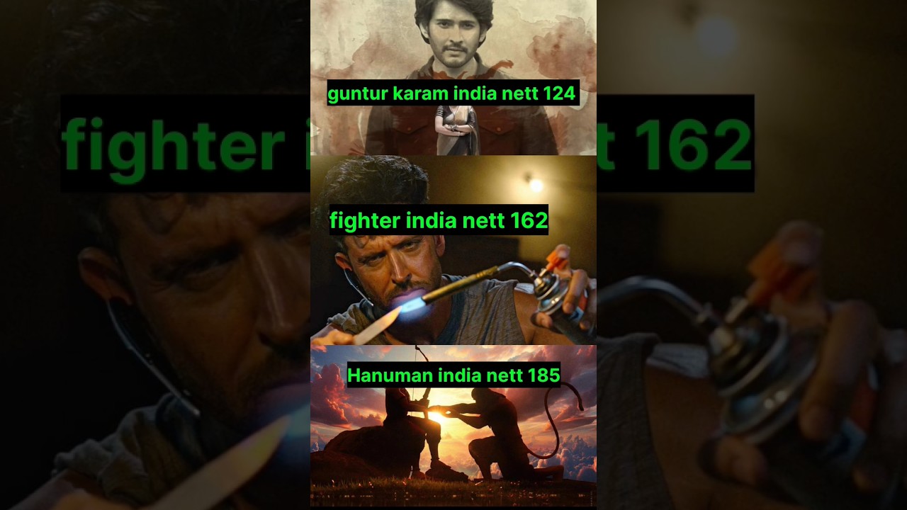 Hanuman collectio🔥 fighter collection🔥 guntur karam collection🔥