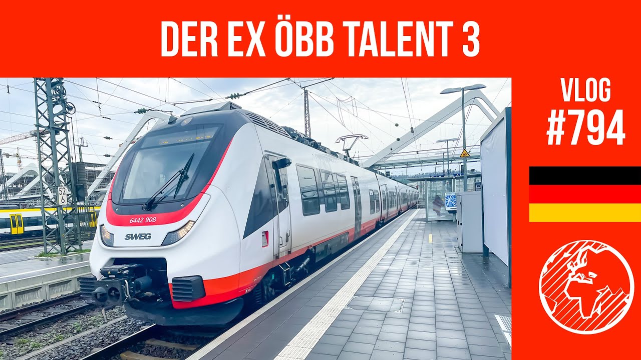 Der ex ÖBB Talent 3 in Baden-Württemberg | TripReport | Vlog 794