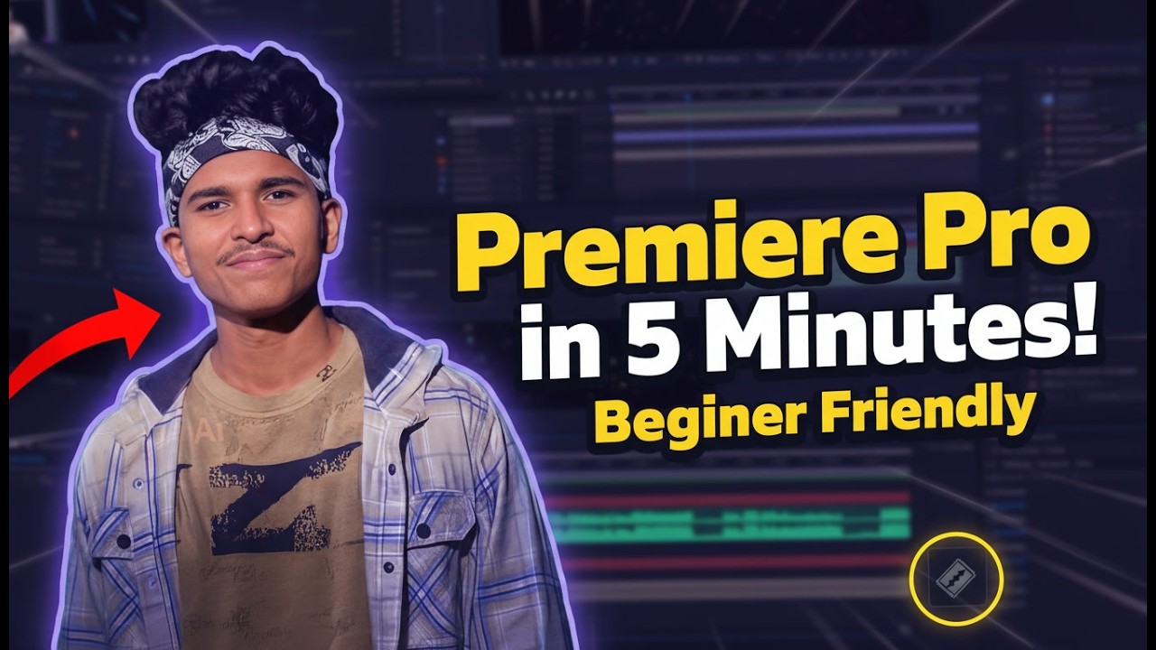 Premiere Pro Basics for Beginners | Project Setup, Import & Basic ...