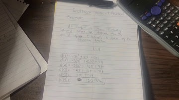 Application of Differential Calculus| Rectilinear Motion (Posistion) |BASIC CALCULUS