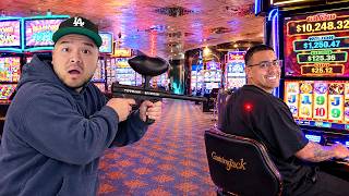 Whoever Loses $500 First at the Casino Gets Shot With a Paintball
