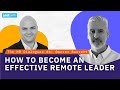 The HR Dialogues #6 | How to Become an Effective Remote Leader