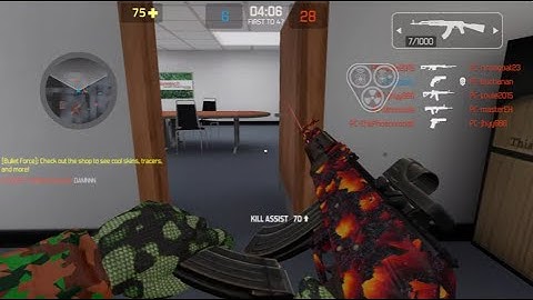 Fun Unedited Office Gun Game Match! | Bullet Force