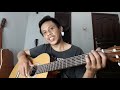 Cara Memainkan Gitar Melodi Baim Ft Rendy Pandugo Halusinasi | Channel Amburadul