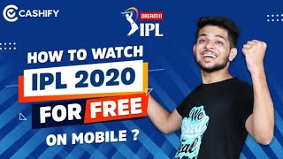 How to watch dream 11 ipl 2020 match live for free  | IPL 2020 free me kaise dekhe mobile me screenshot 2