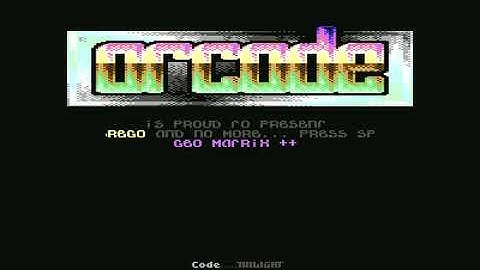 Arcade and Deadline Intro 02 ! Commodore 64 (C64)