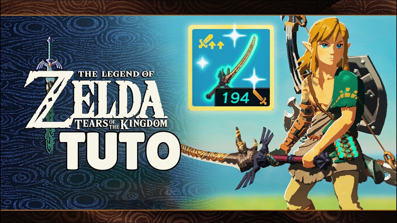 Comment OBTENIR L'ARME LA PLUS PUISSANTE sur ZELDA TEARS OF THE KINGDOM