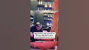 Iggy Azalea S TOP Spender On OF Pays 50 000 To Get A Personal Tattoo By Her 
