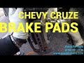 2012 Chevrolet Cruze Front Brake Pads : New Jersey