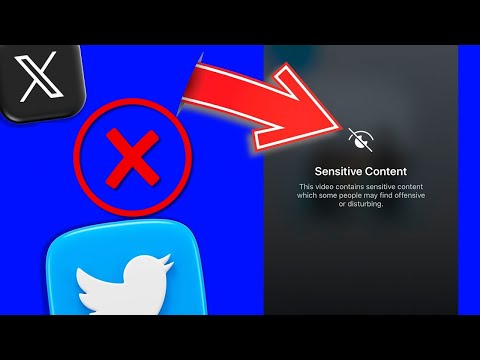 Twitter (X) unlock and display sensitive content • Tutorial