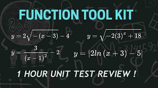 Full Functions Tool Kit Test Review | 1 Hour Of Graphing Functions In Transformational Form News