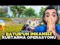 FATİH OLMAYA ÇALIŞAN TAKIM ARKADAŞIMI -50'DEN KURTARDIM!! BATUR GAME PUBG MOBİLE!