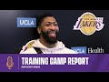 Anthony Davis discusses his role on the team, and staying safe this season | Lakers Training Camp
