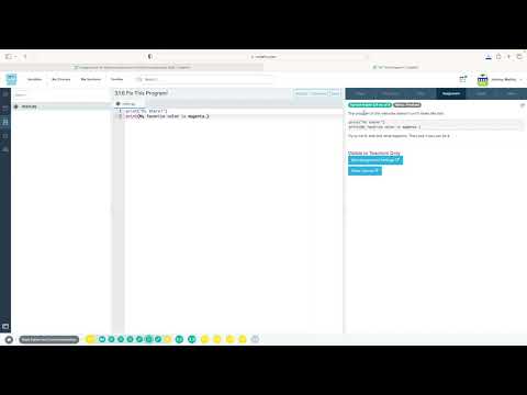 Codehs Python 3.1 Video Tutorial: Printing in Python