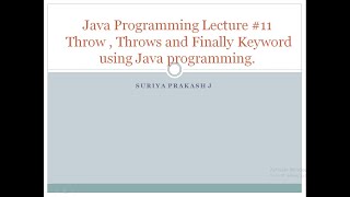 Java Programming Lecture 11 Net Worth