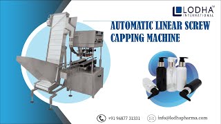 Pesticide Bottle Capping Machine, Square Bottle Linear Screw Capping Machine