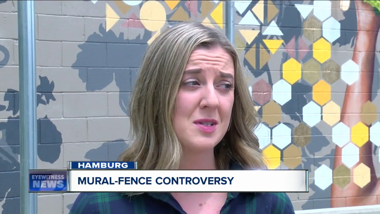 Fence plans causing controversy for brand new mural in Hamburg