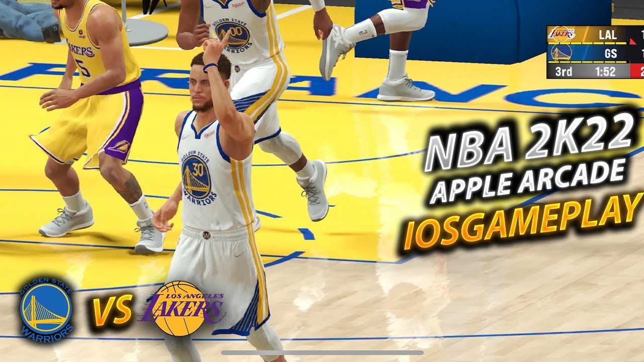 NBA 2K22 Arcade Edition Golden State Warriors vs Los Angeles Lakers