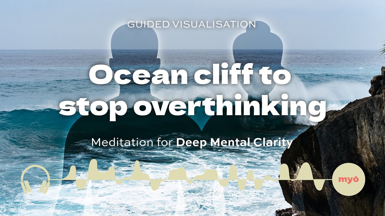 Ocean Cliff Meditation to Stop Overthinking - Visualization for Calm & Clarity 
