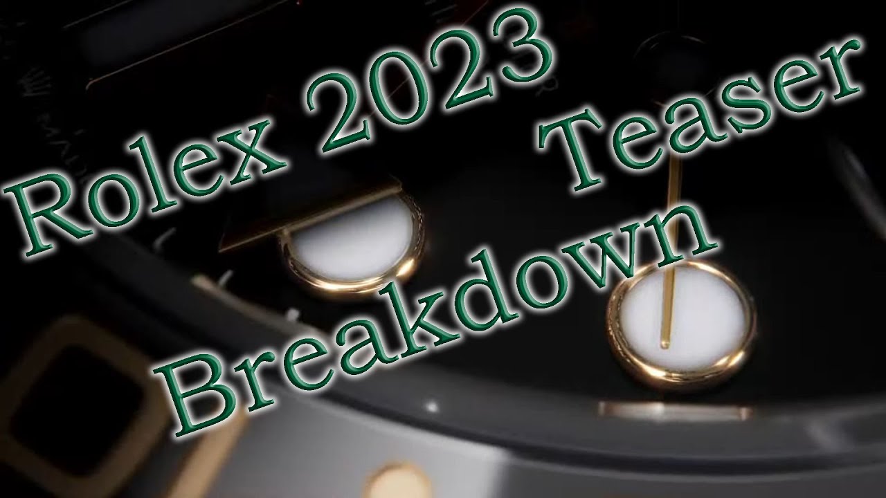 Rolex Teaser 2023