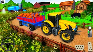 Real Tractor Driving Simulator: New Farming Games - #2 New Update Android GamePlay HD screenshot 2