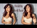 HAIRCARE ROUTINE FOR HEALTHY VIBRANT DYED HAIR