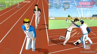 Race With Marathon Teacher & Riot At Schoolyard Sakura School Simulator