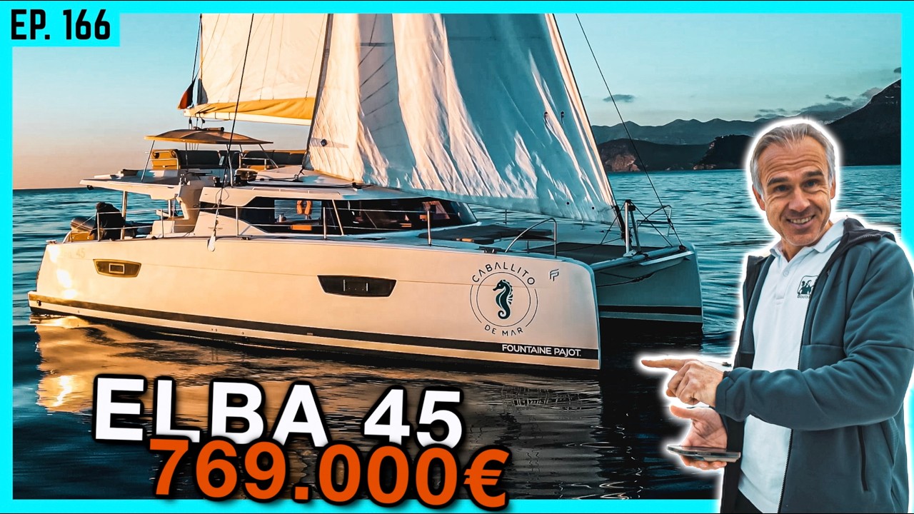 ⁣Ist das noch ein Segelboot oder schon ein Luxus-Apartment? Eine Elba 45 im Verkauf!