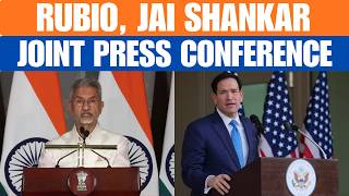 LIVE: Secretary Rubio, EAM Jaishankar joint News conference I India- US Talks I Trade I Defence