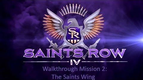 Saints Row IV 4 Walkthrough Gameplay Mission 2: The Saints Wing HD