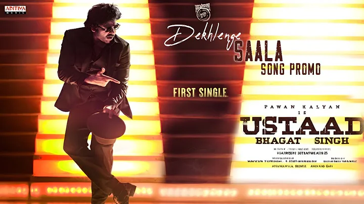 Dekhlenge Saala Song Promo | Ustaad Bhagat Singh | Pawan Kalyan | Sreeleela | Harish Shankar
