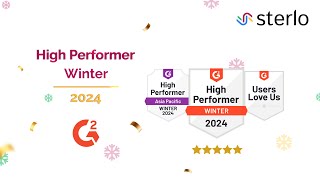sterlo : Bagged 25+ badges from G2 for Winter 2024 screenshot 5