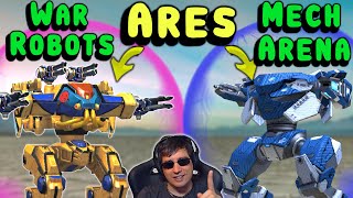 1 ARES in 2 Games: Mech Arena & War Robots Live Gameplay MA / WR screenshot 3