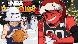 BALLIN' IN A WINTER WONDERLAND! | NBA 2K Playgrounds 2 (w/ H2O Delirious)