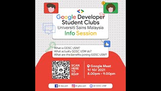 GDSC USM Info Session 2021/2022