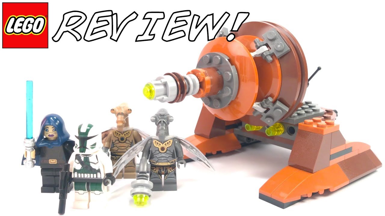LEGO Star Wars 9491 Geonosian Cannon Review! YouTube