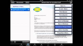 IPAD - Signing documents stored in Ulti-Cabinet mobile