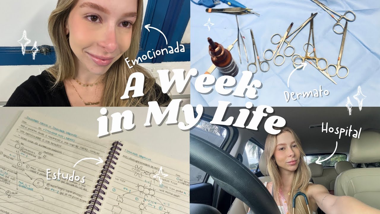 MEDVLOG- UMA SEMANA COMIGO SENDO ESTUDANTE DE MEDICINA ( provas, estudos, desabafos…)