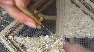 Luneville Embroidery Tutorial. Advanced. Module 1. Lesson 12